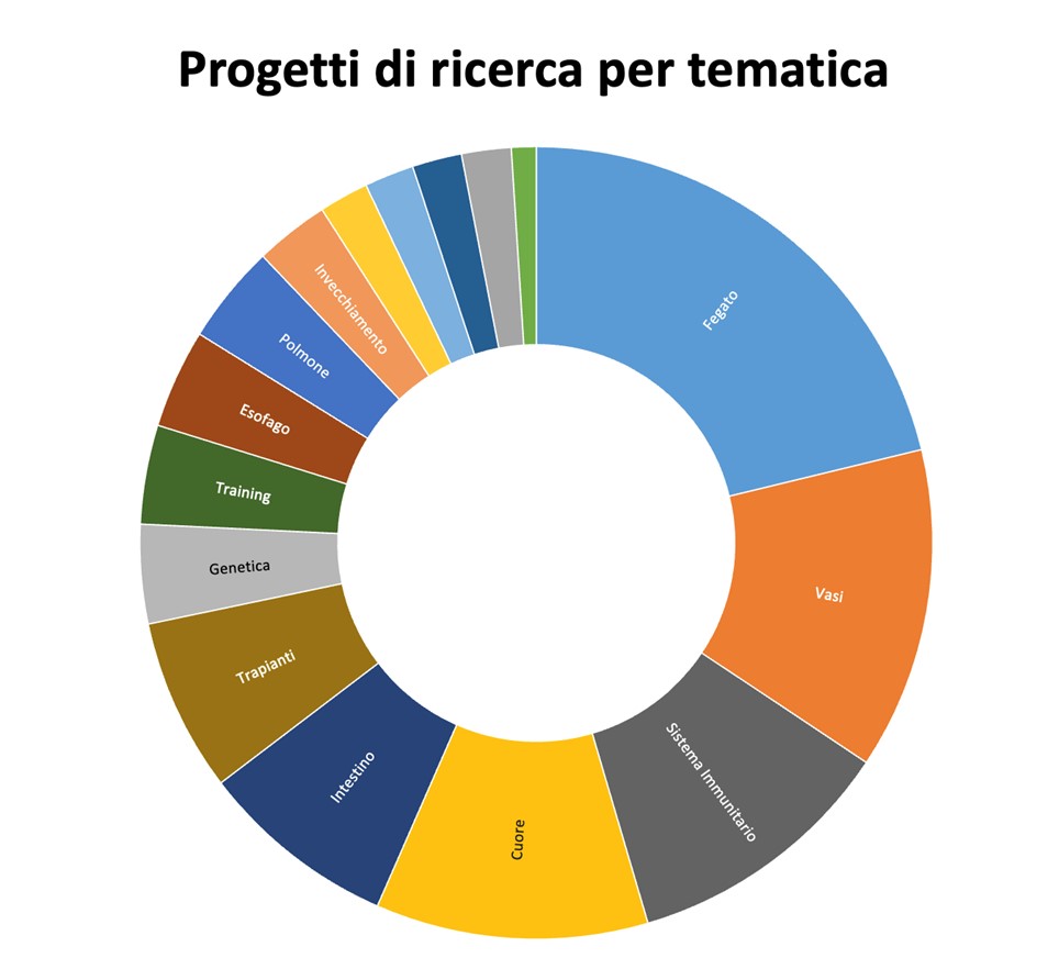 Progetti di ricerca per tematica Progetti di ricerca per tematica